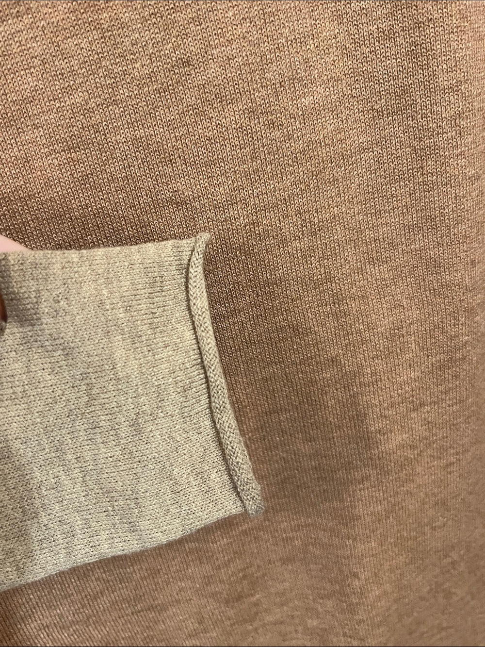 Smartwool Cream and Brown Colorblock Crewneck Sweater - Picture 5 of 8